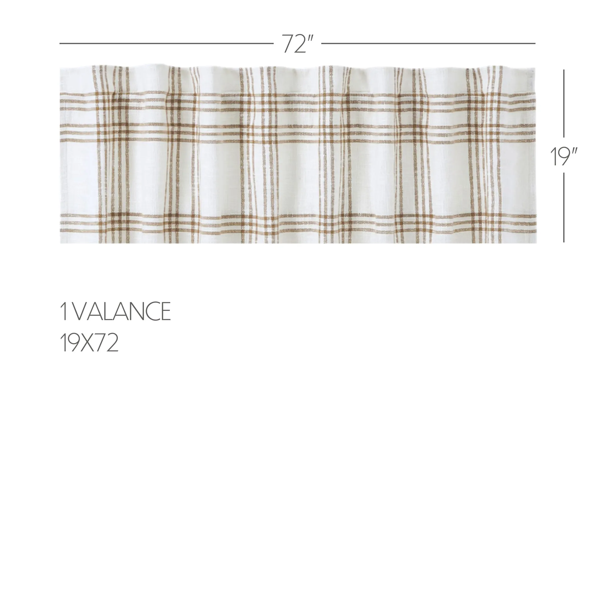 Plaid Valance