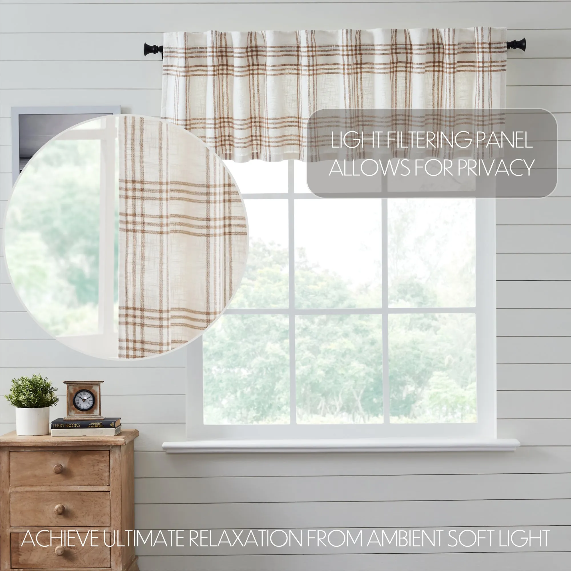 Plaid Valance