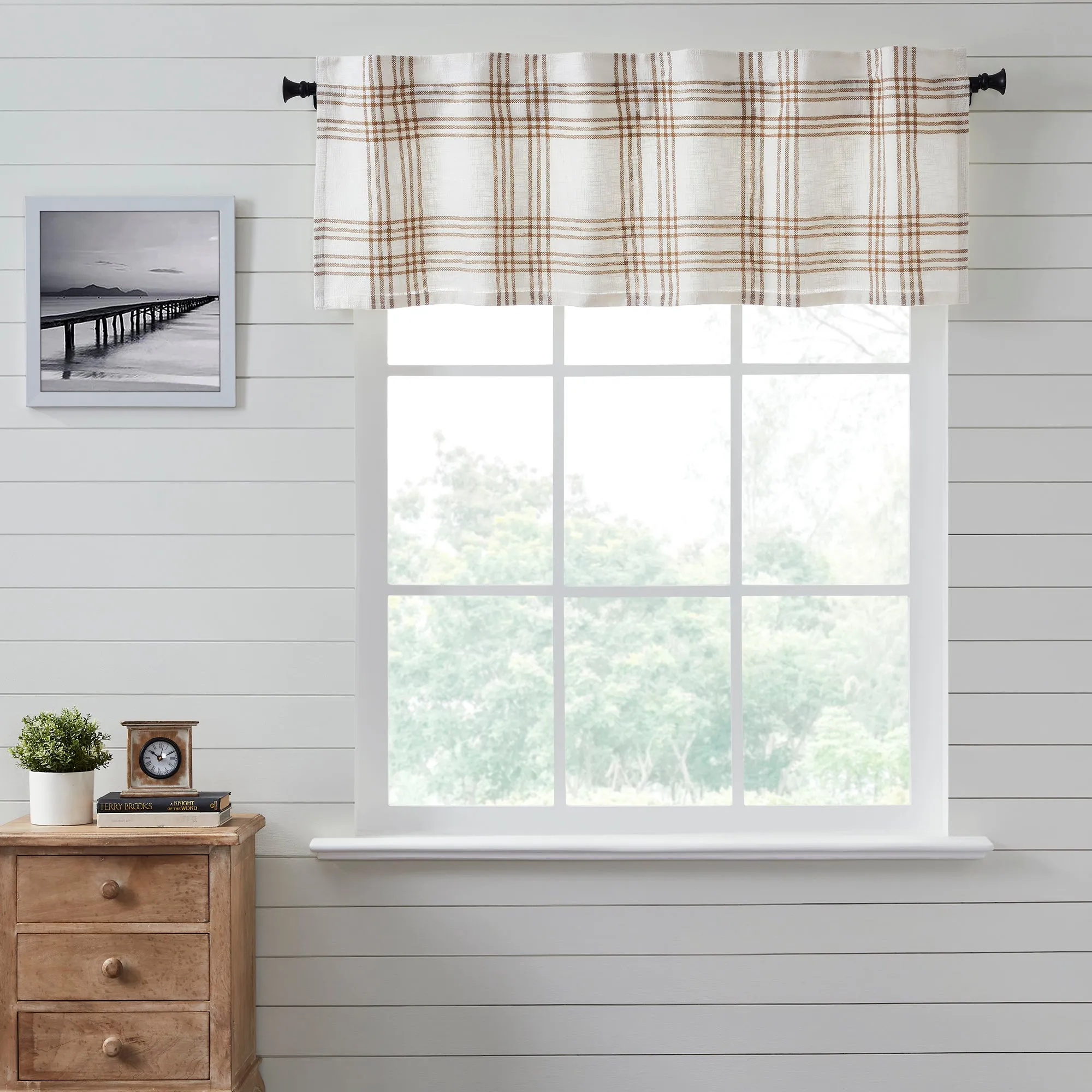 Plaid Valance