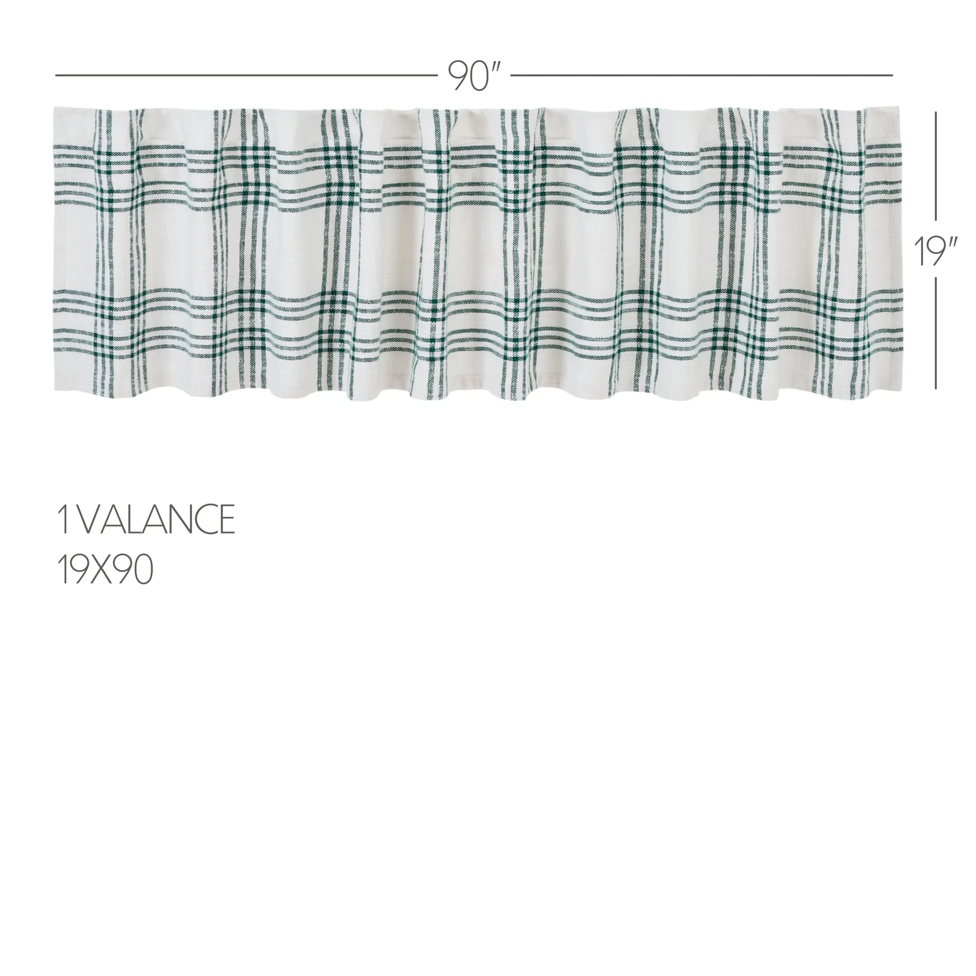 Plaid Valance