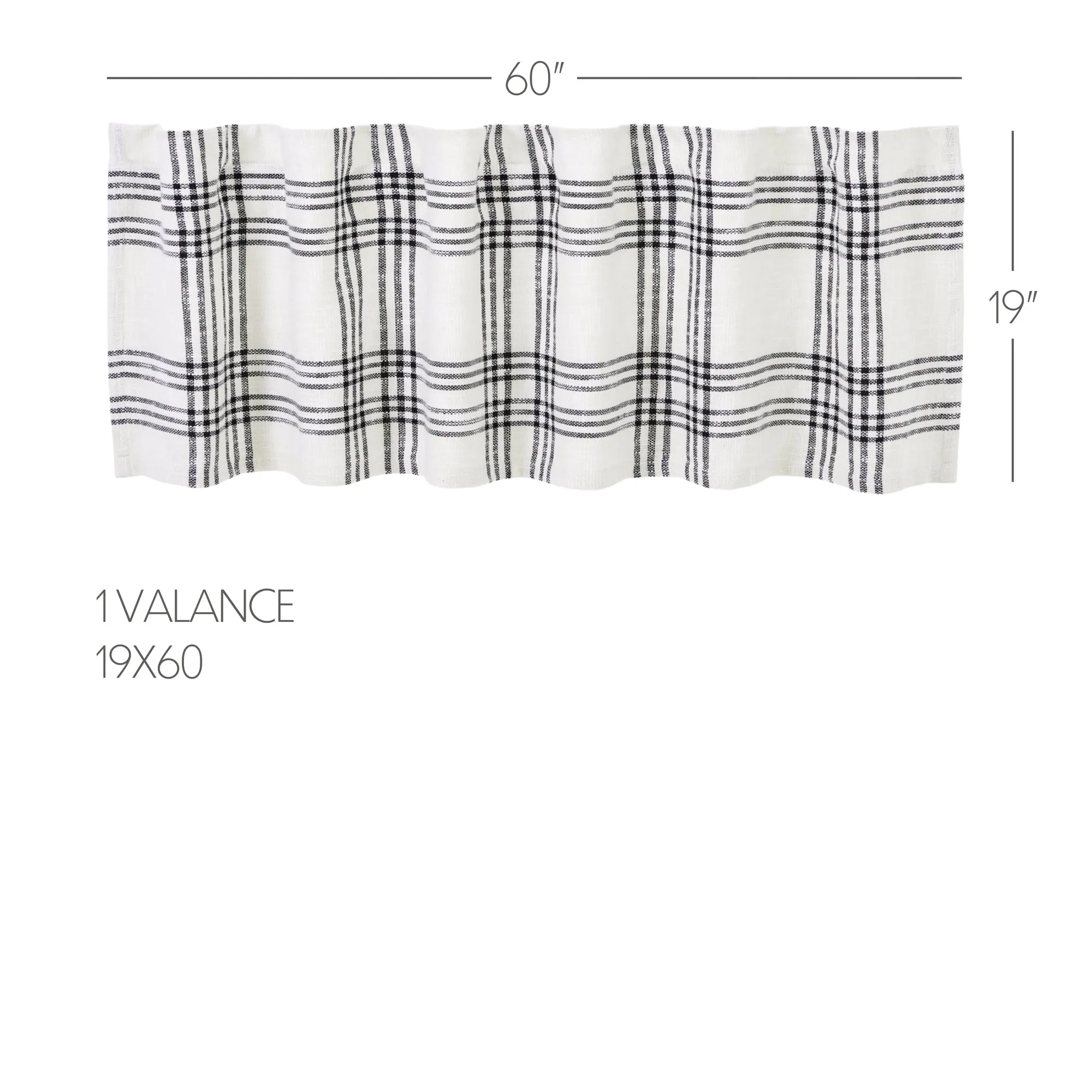 Plaid Valance