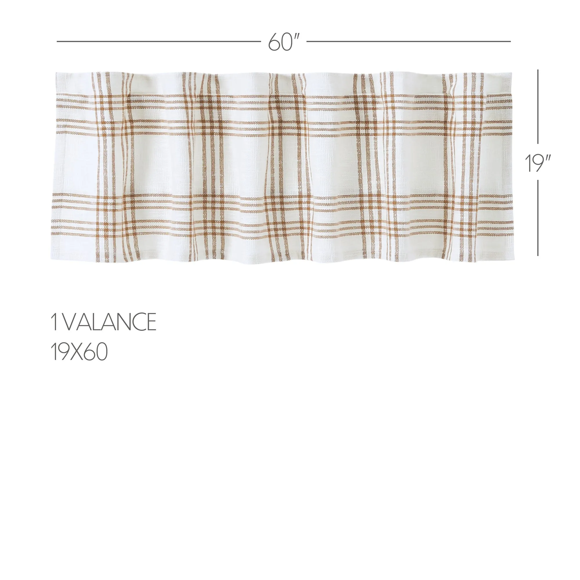 Plaid Valance