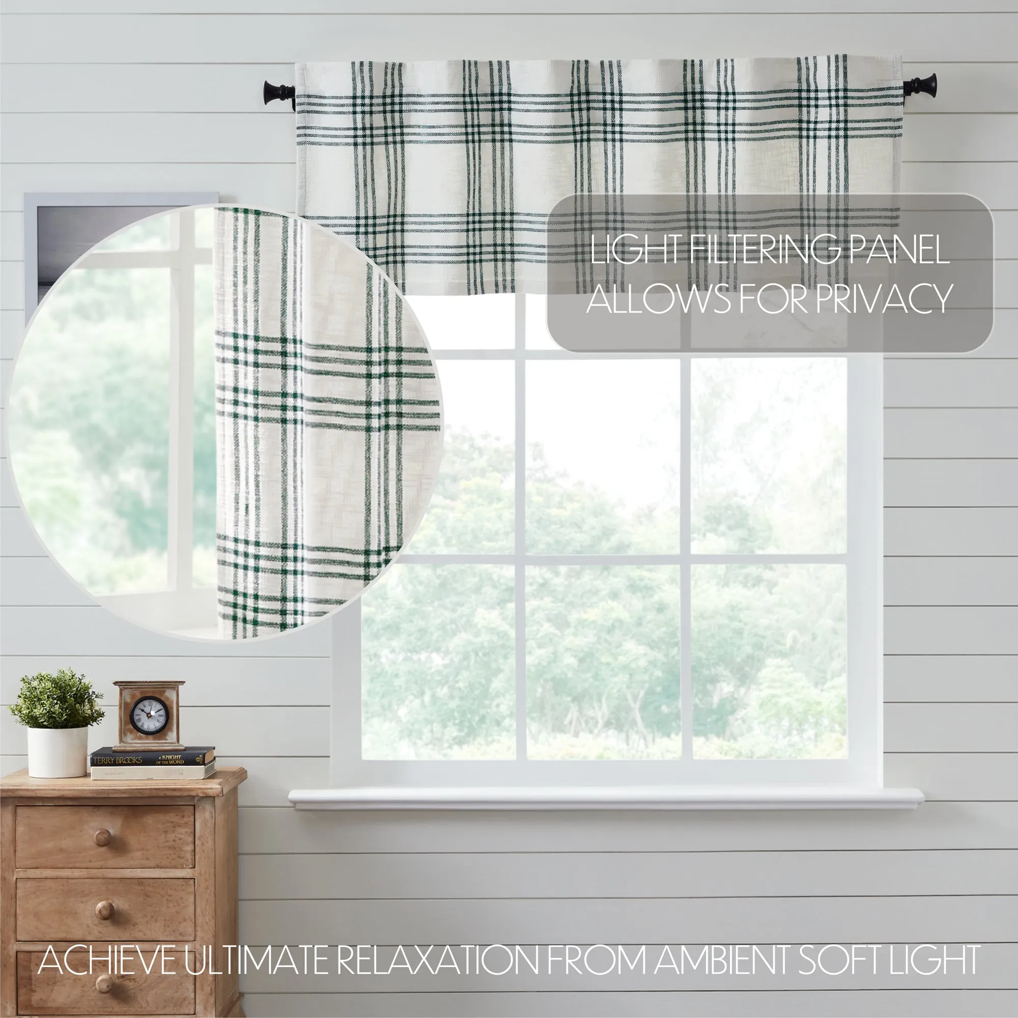 Plaid Valance