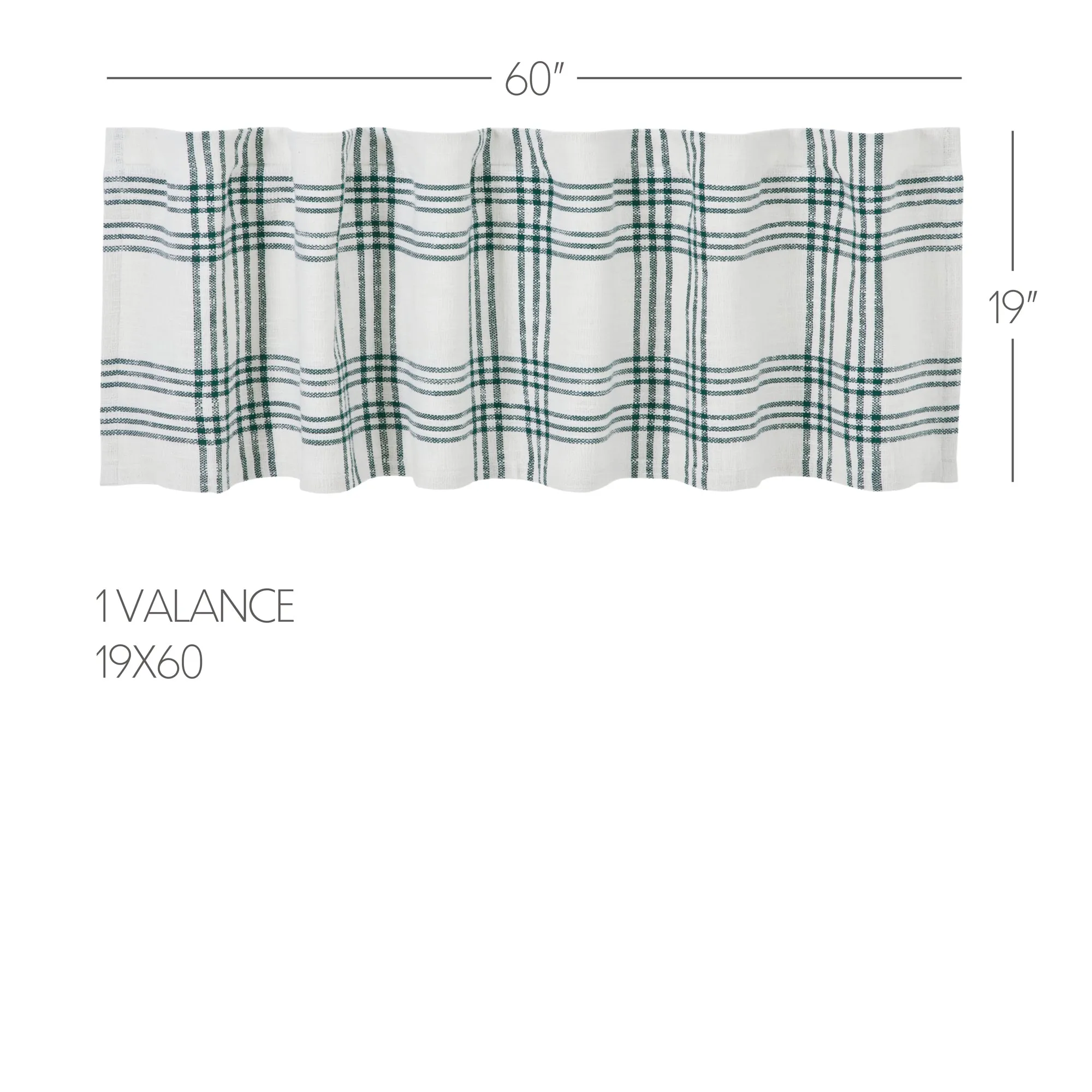 Plaid Valance