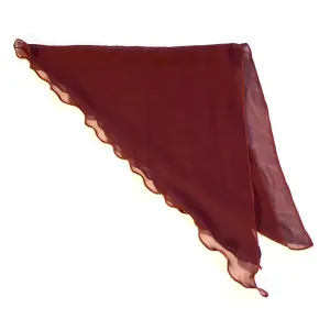 Plain Chiffon Chemo Alopecia Head Scarf Aubergine