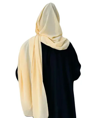 Plain Georgette Chiffon Scarves Color 15