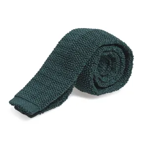 Plain Silk Solid Knit Tie