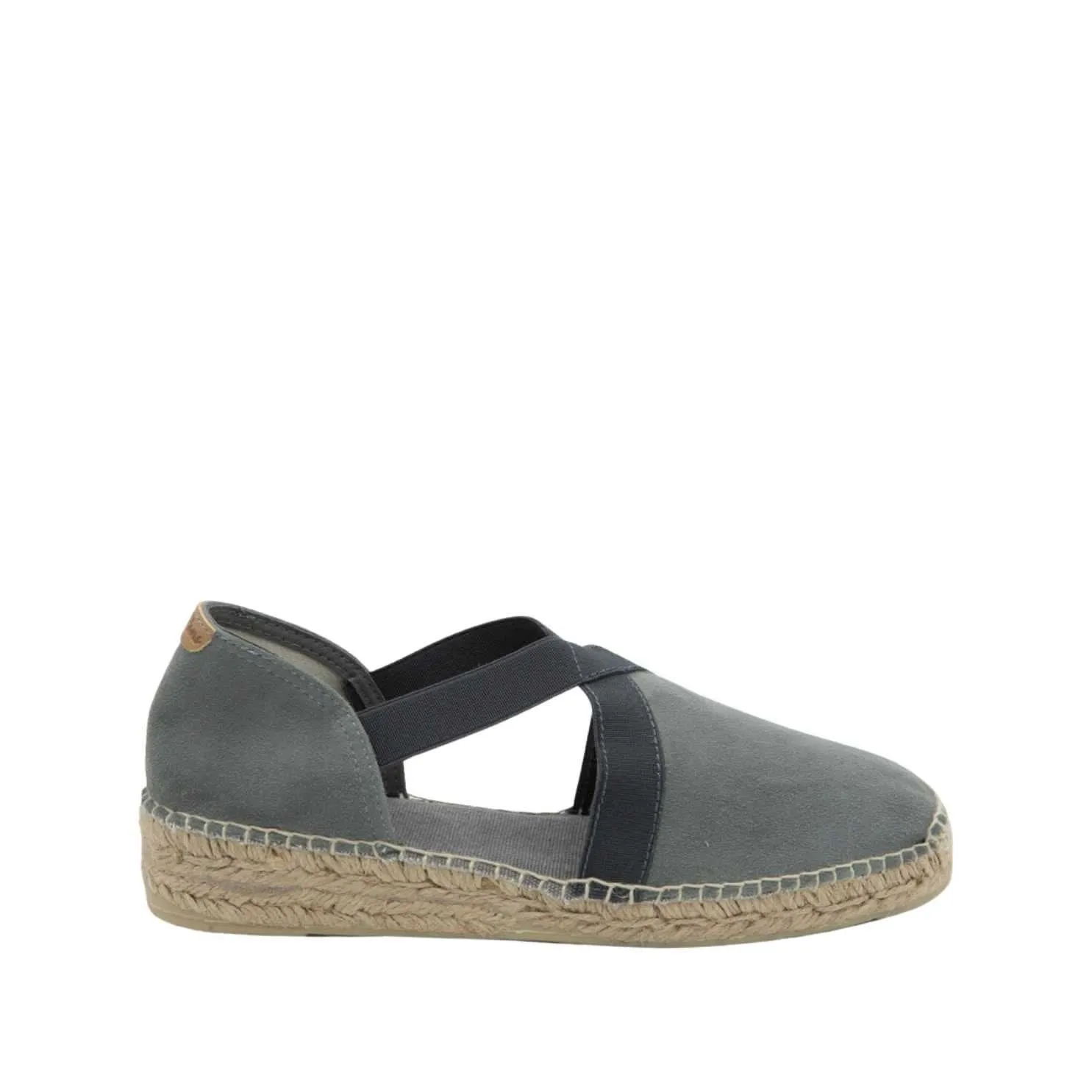 Plain Suede Leather Wedge Espadrille for Women - Enar-A