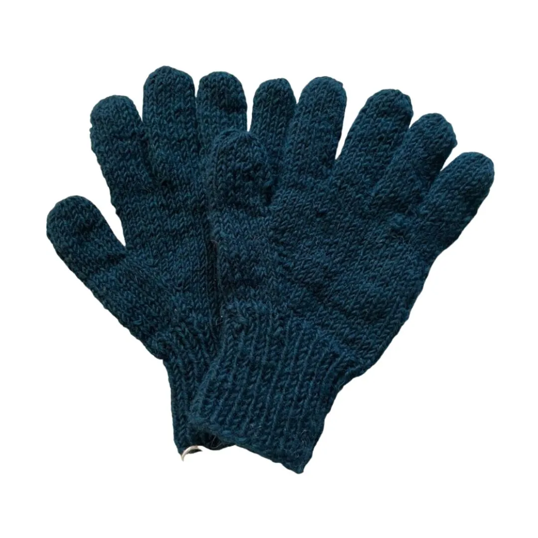 plain wool gloves