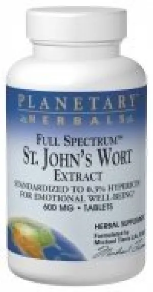 Planetary Herbals Full Spectrum St. Johns Wort Extract 60 Tablet