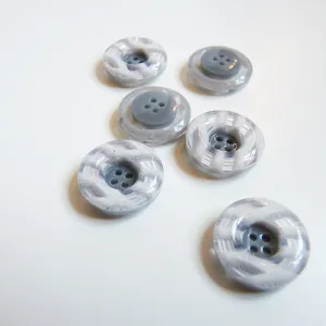 Plastic Drizzle Button - Gray