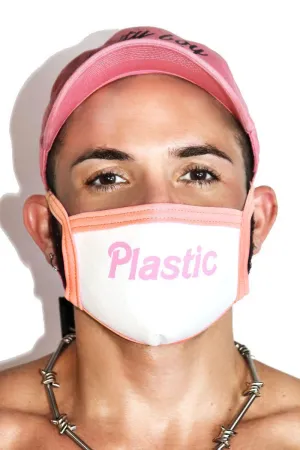 Plastic Face Mask-White