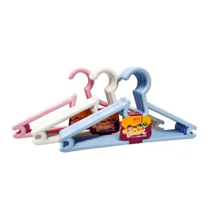 Plastic Kids Clothes Hanger (Set Of 6)