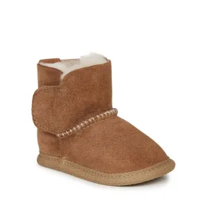 Platinum Baby Bootie | Chestnut