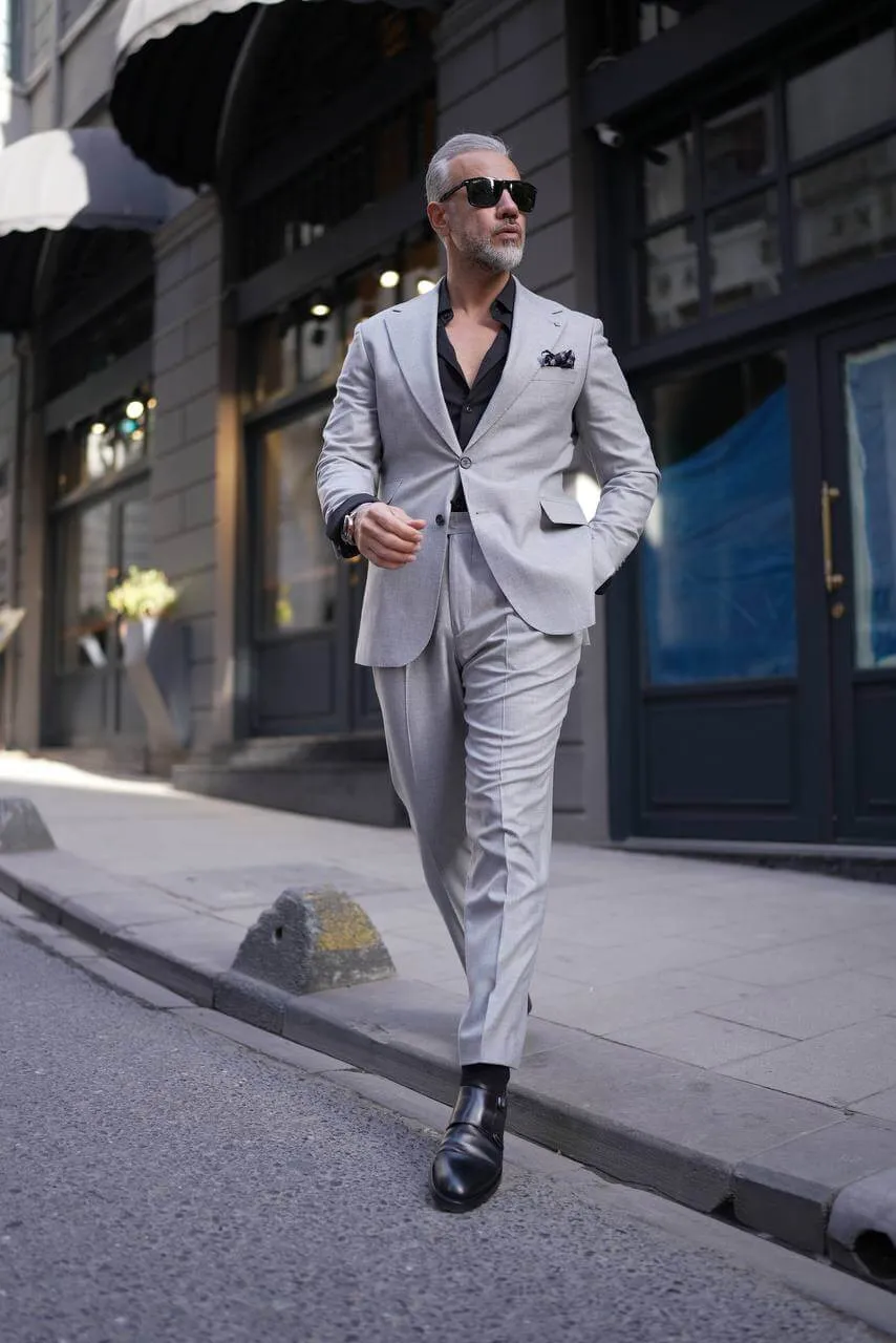 Platinum Gray 2-Piece Suit