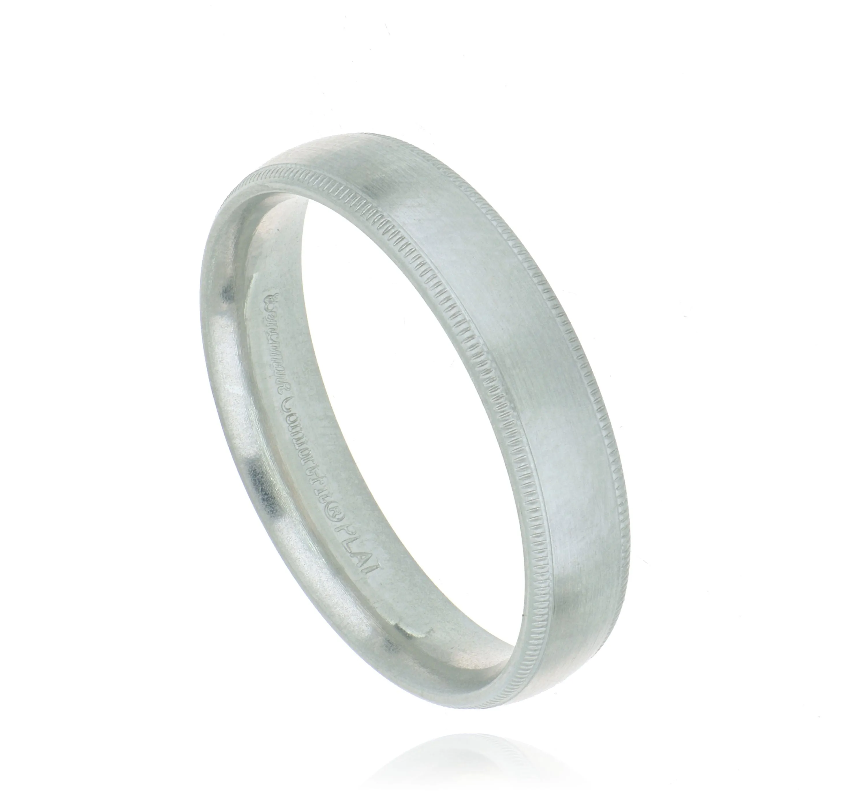 Platinum Men's Wedding Band