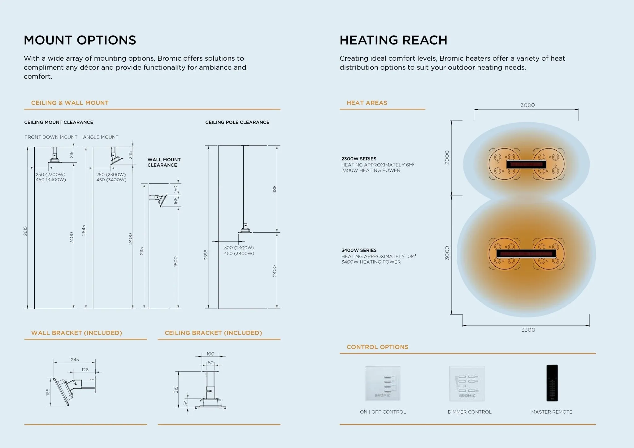 Platinum Smart-Heat™ Electric - Bromic Infrared Outdoor Heater