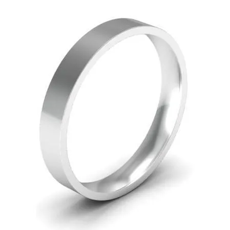 Platinum Wedding Band for Women 3mm