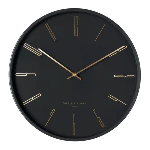 Platt 30cm Wall Clock - Black