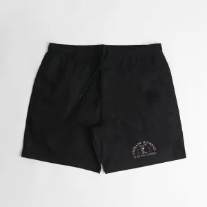 Play No Games Embroidered Shorts