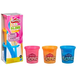 Playdoh Slime 3 Pack Blue, Orange and Pink