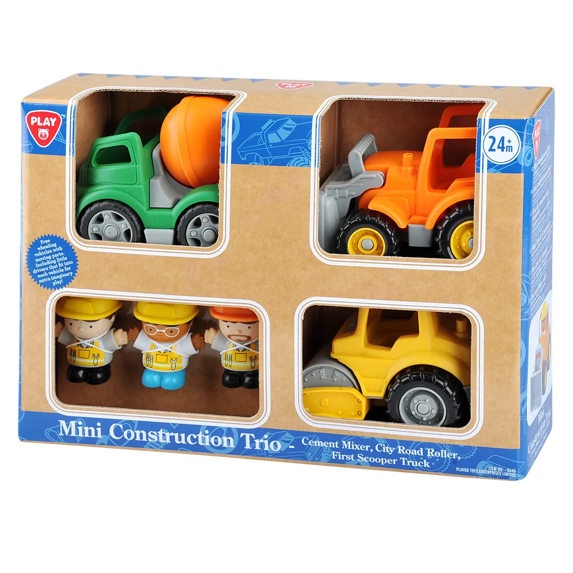 Playgo Toys Ent. Ltd. Mini Construction Trio