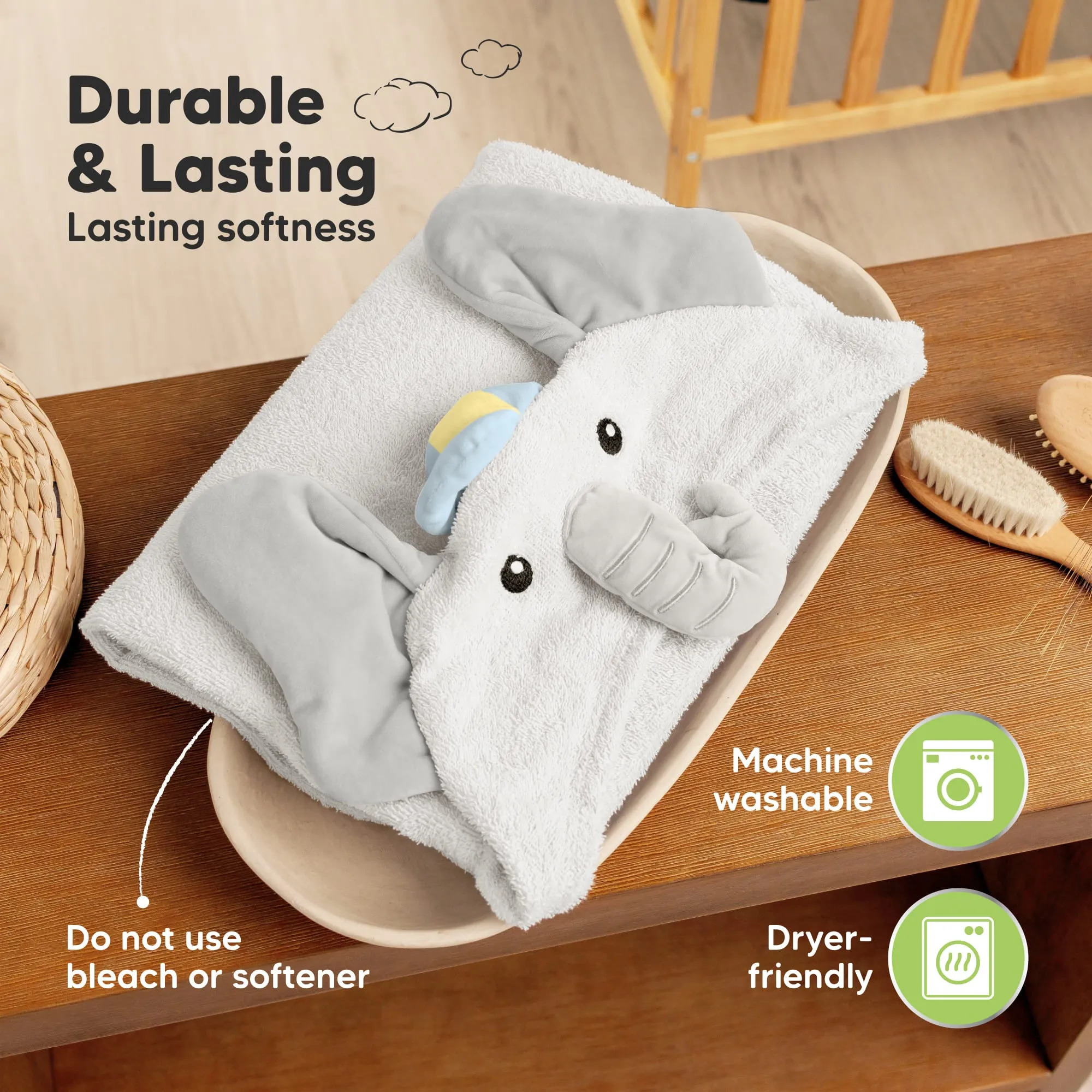 PlayPals Hooded Towel (Ethan)