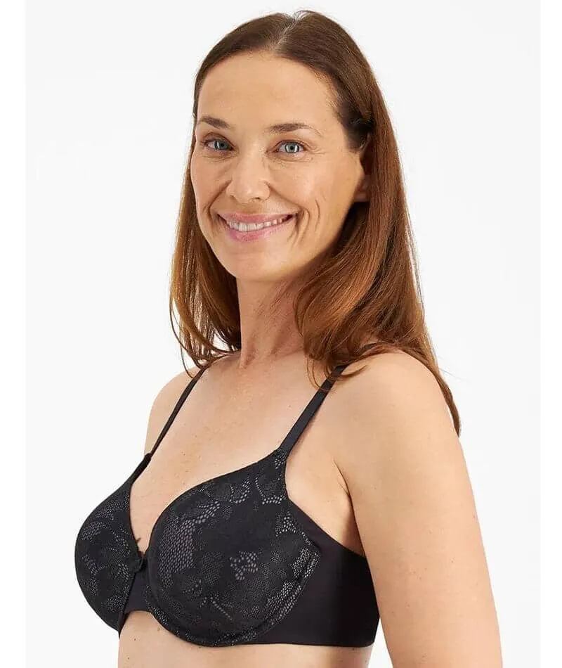 Playtex Ultralight Elegance T-Shirt Bra - Black