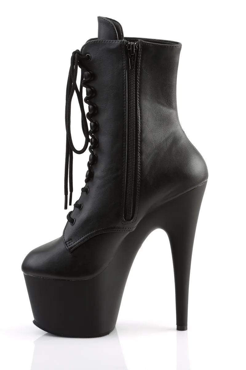 Pleaser USA Adore-1020 7inch Pleaser Boots - Matte Black