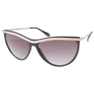 PLEASURE PARK Black Cat-Eye Sunglasses