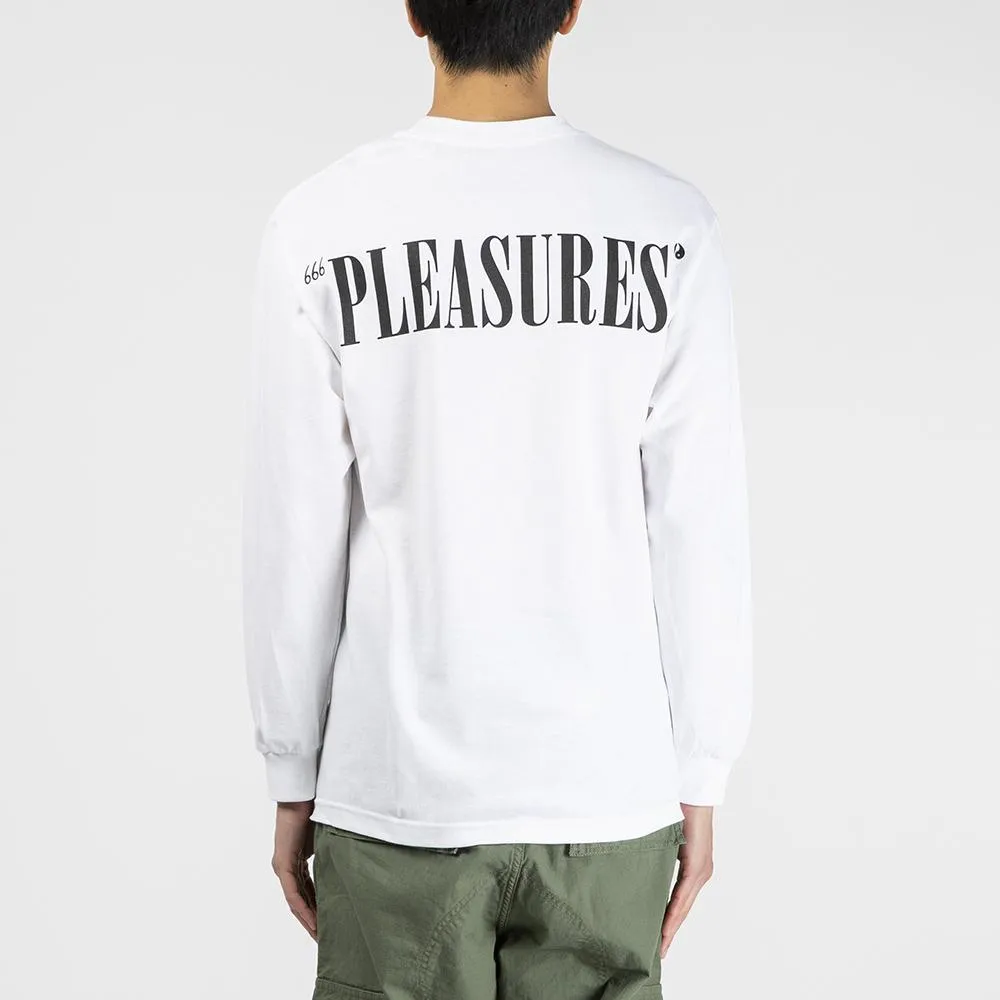 Pleasures x True Romance Alabama Long Sleeve T-shirt / White