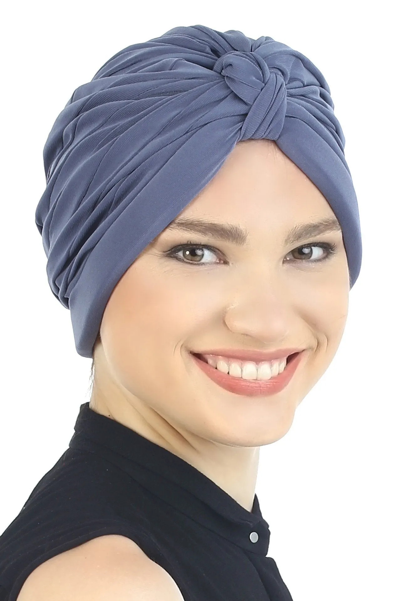 Pleated W Pattern Turban