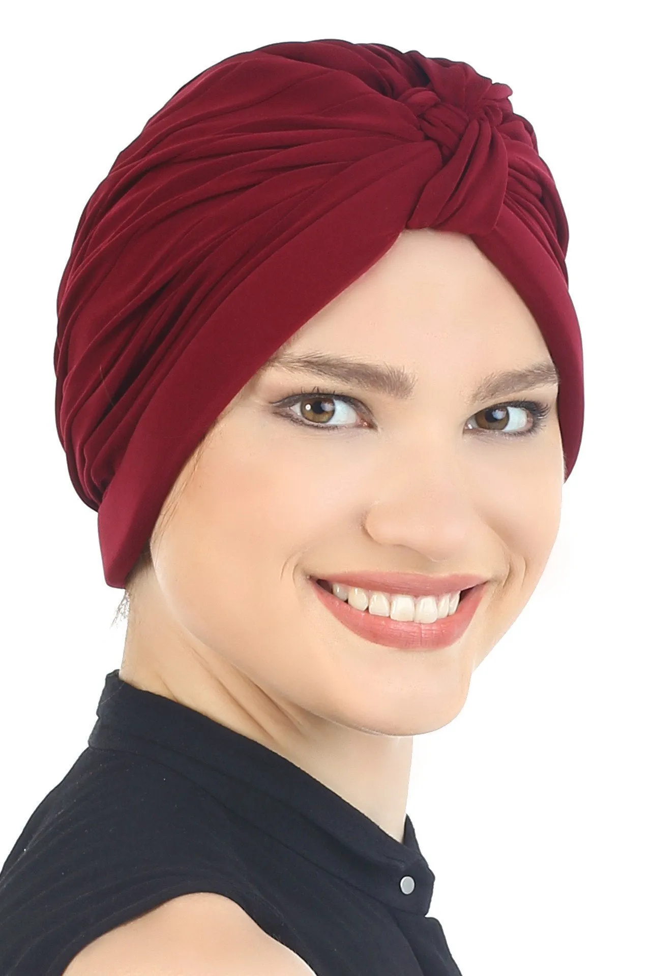 Pleated W Pattern Turban