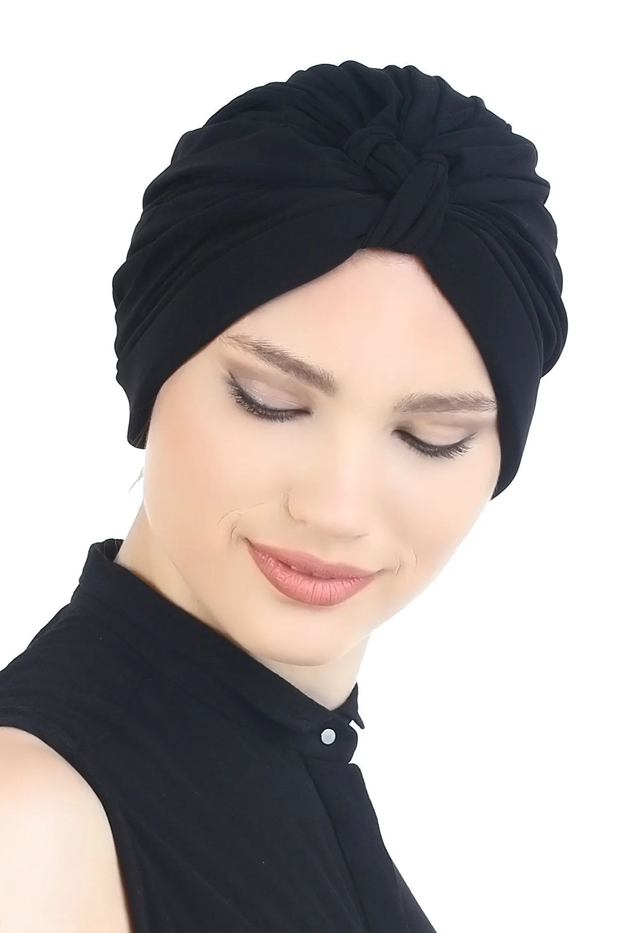 Pleated W Pattern Turban