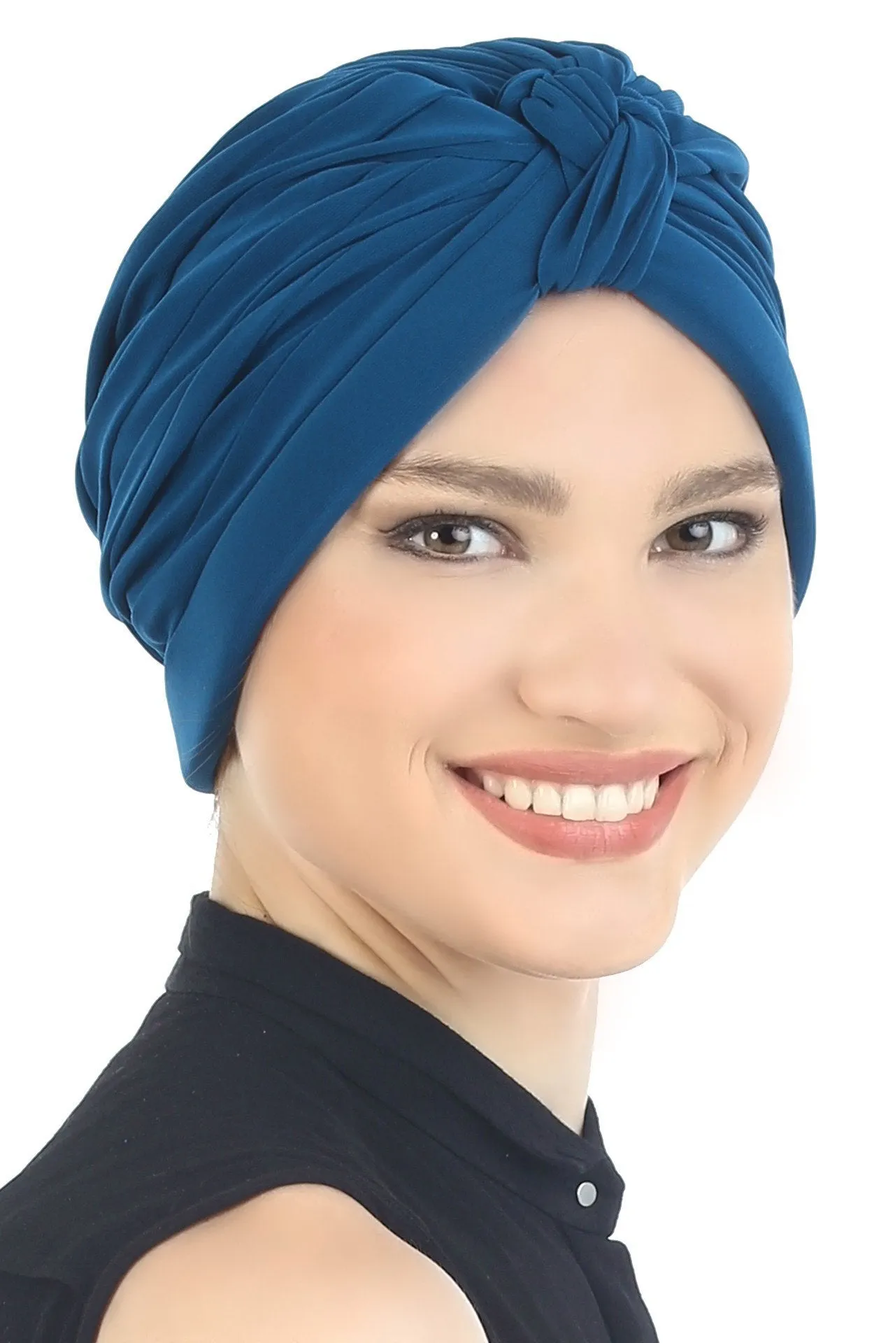 Pleated W Pattern Turban