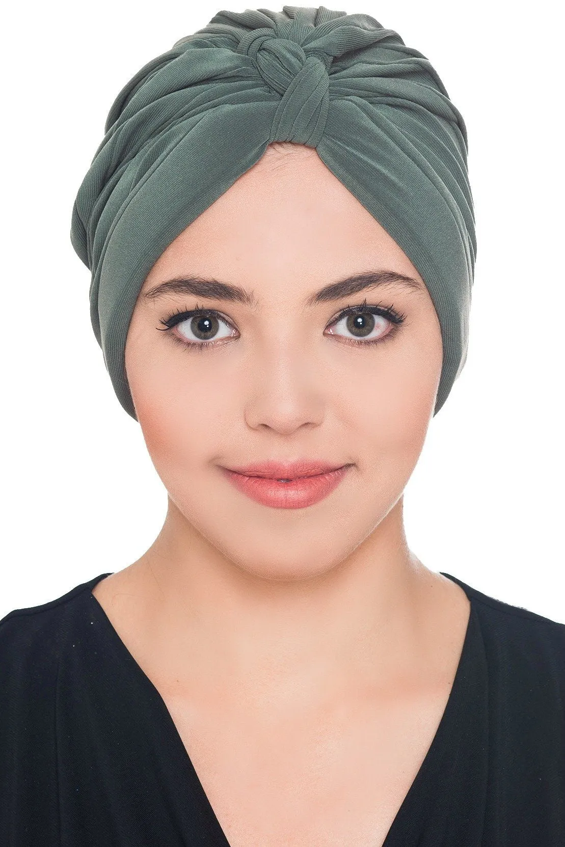 Pleated W Pattern Turban