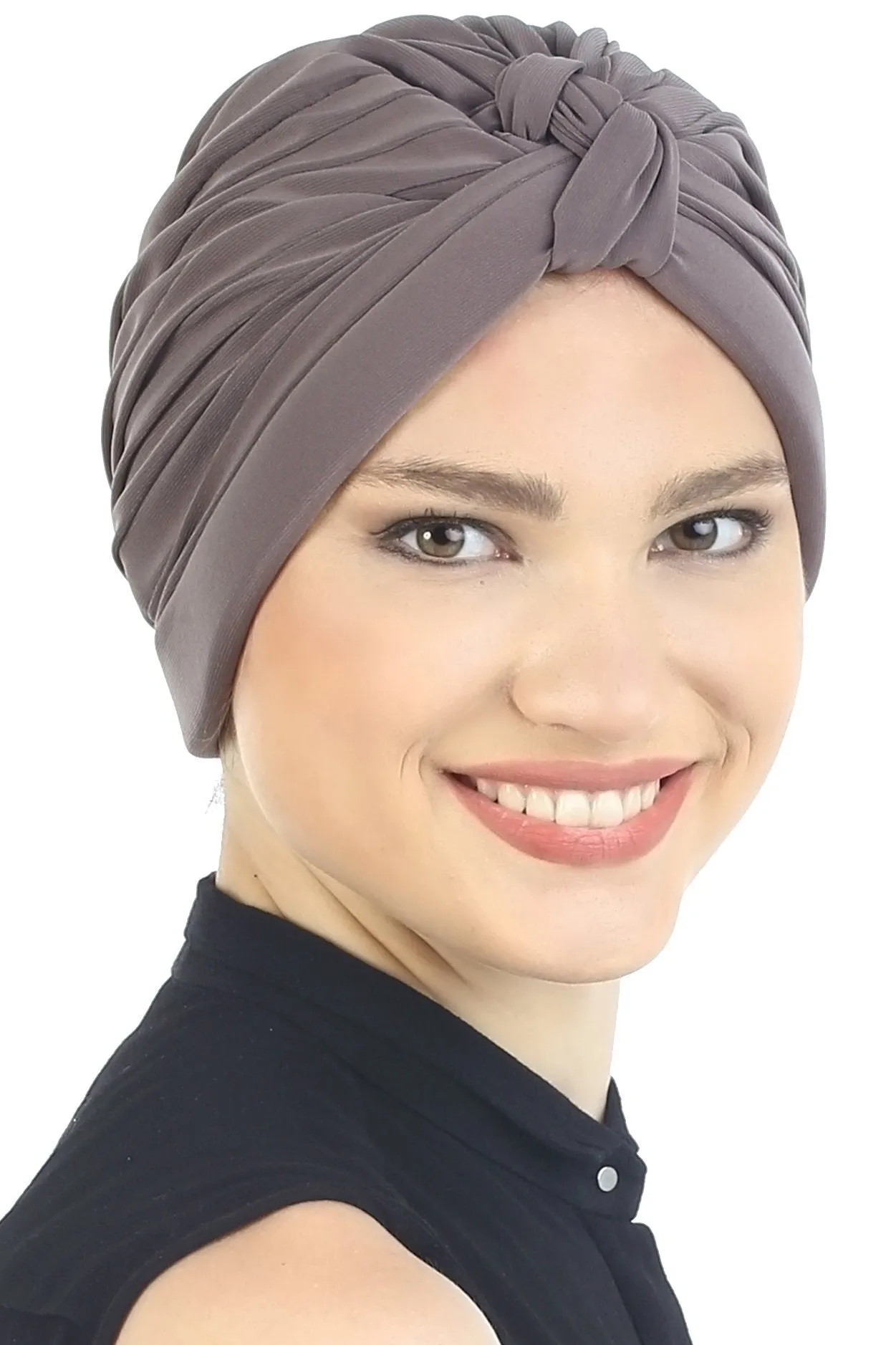 Pleated W Pattern Turban