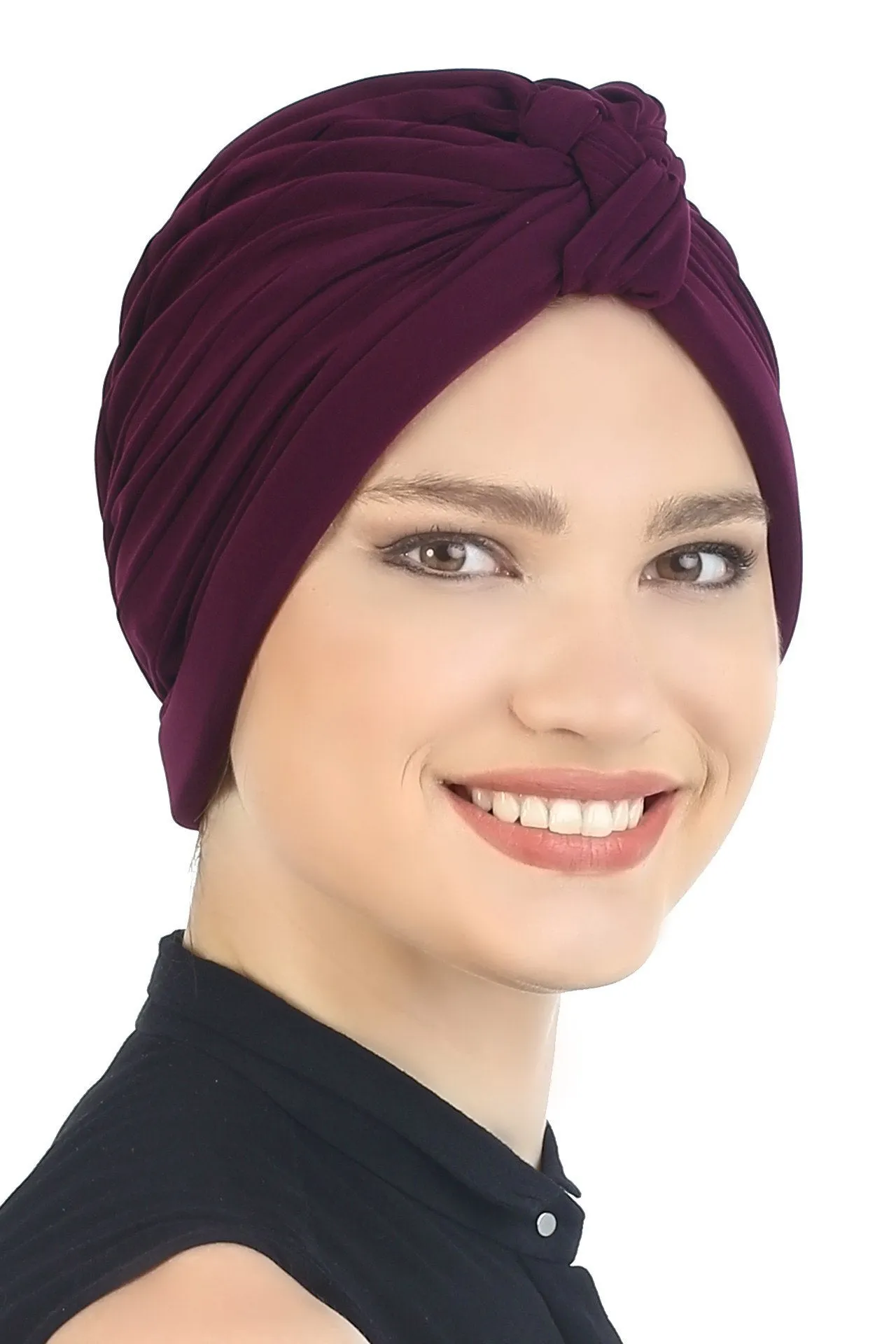 Pleated W Pattern Turban