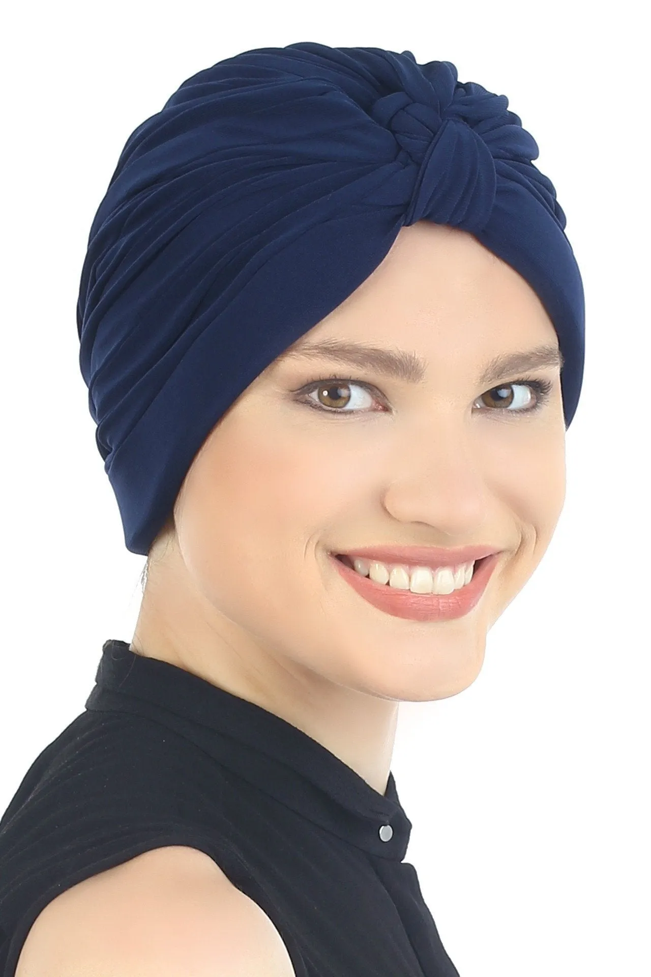 Pleated W Pattern Turban