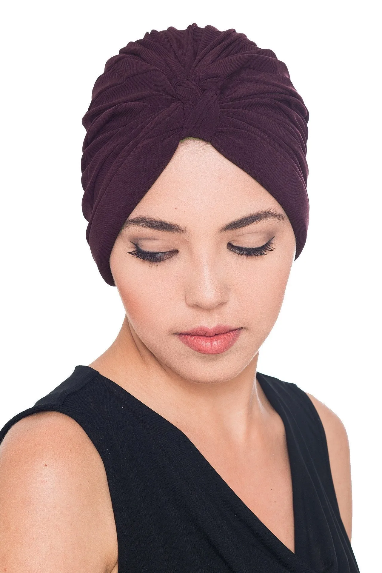 Pleated W Pattern Turban