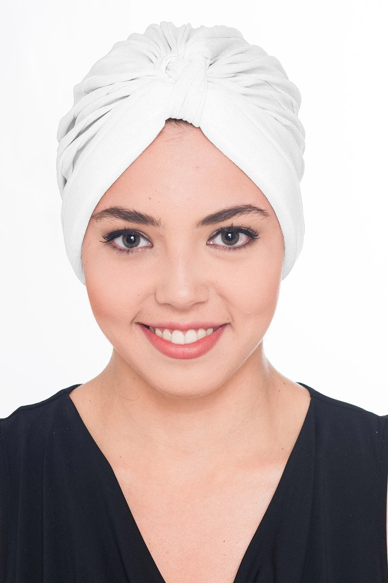 Pleated W Pattern Turban