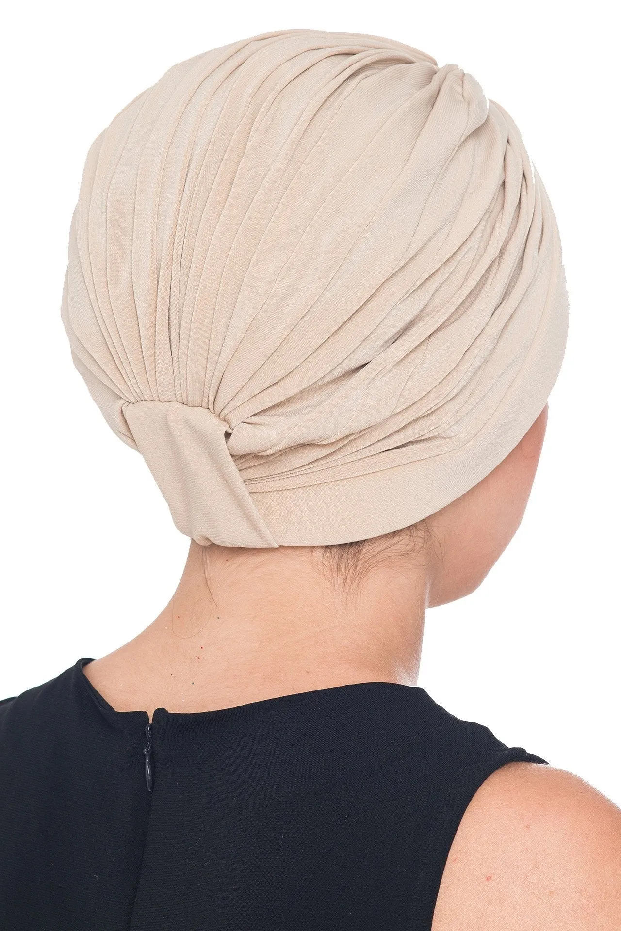 Pleated W Pattern Turban