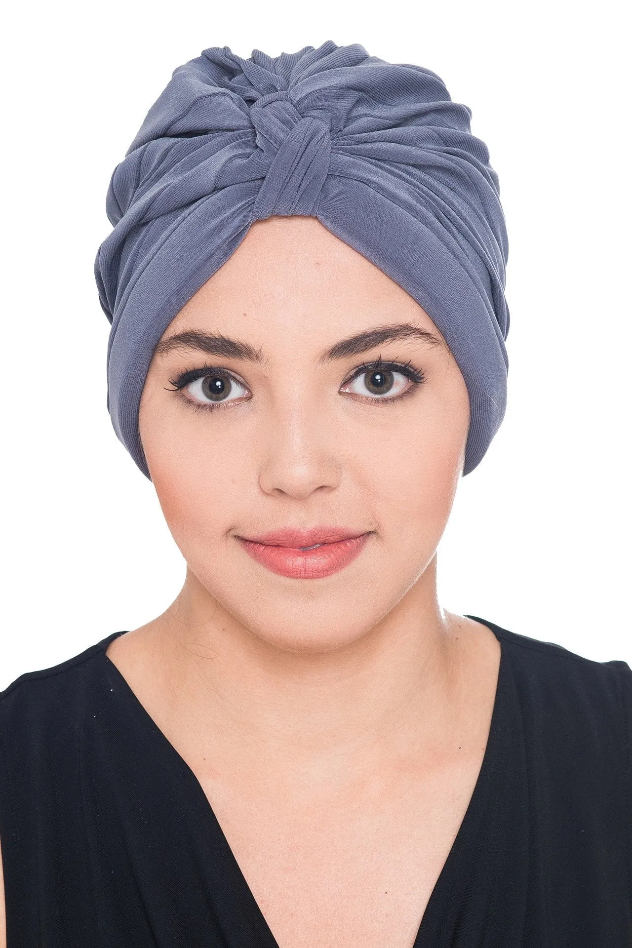 Pleated W Pattern Turban