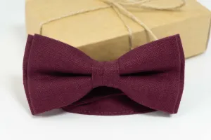 Plum bow tie | Plum color bow tie