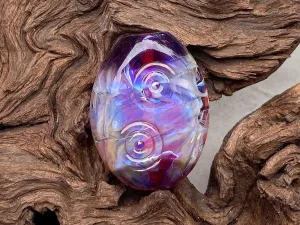 Plum Purple Opal Lampwork Focal Bead SRA