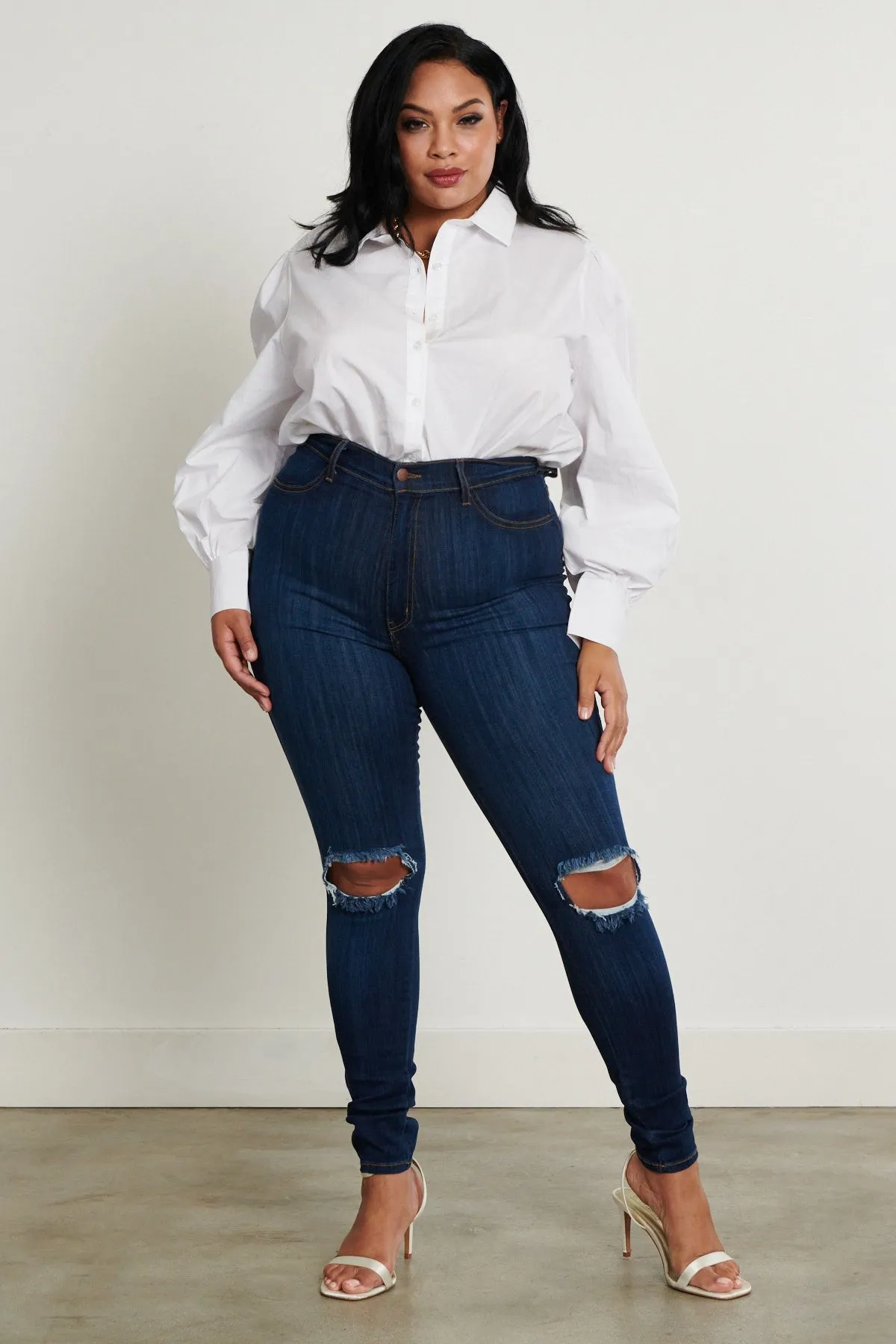 PLUS Crush High-Rise Skinny Jeans