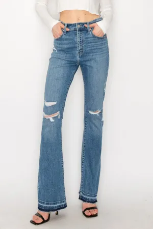 Plus Kinsley High Rise Skinny Bootcut with Release Hem Jeans