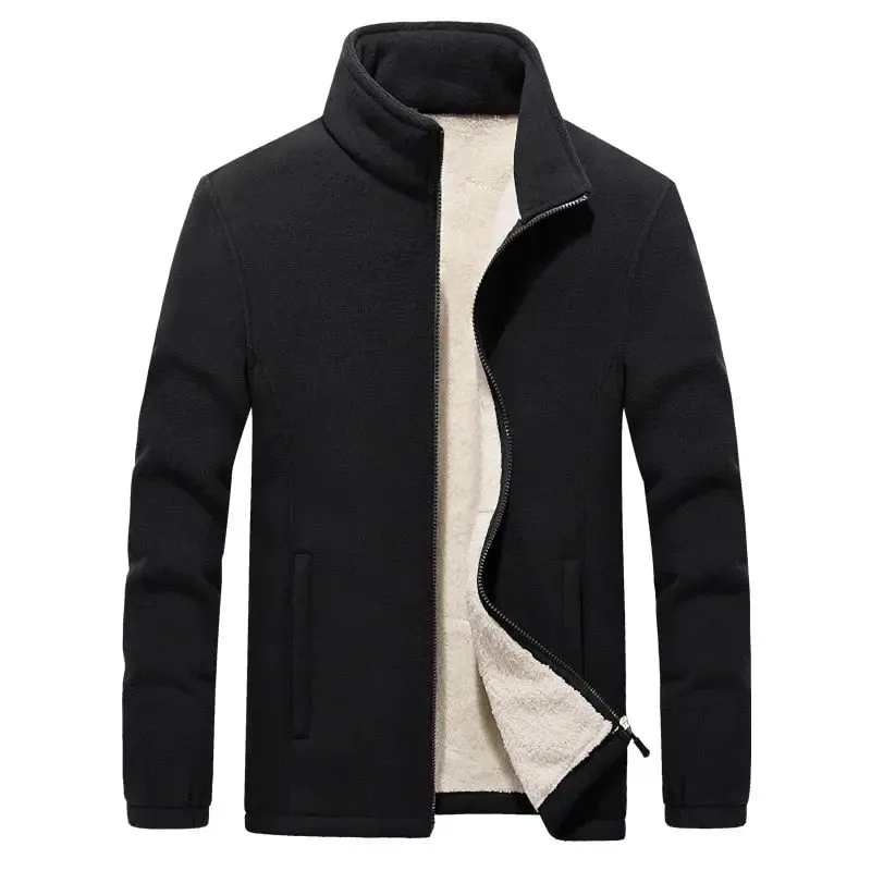 Plus size 7XL,8XL,9XL Winter's Jackets Sweatshirt Solid Casual Male Coats