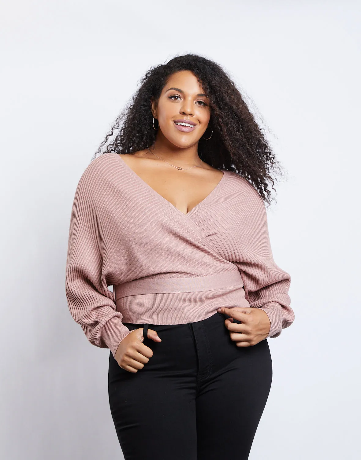 Plus Size Leigh V-Neck Sweater