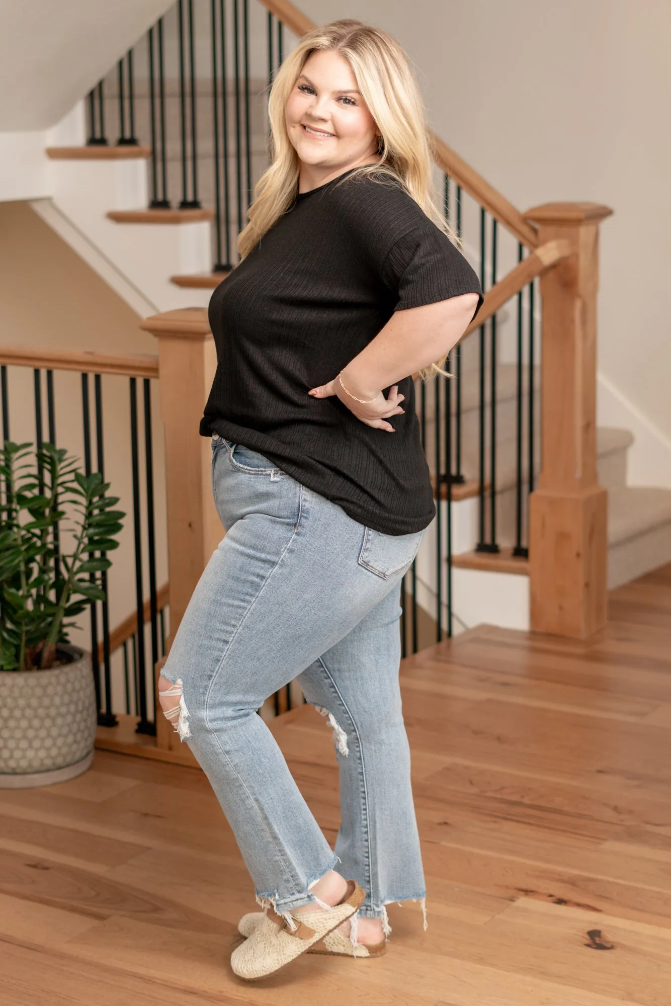 Plus Size Miracles Super High Rise Kick Flare